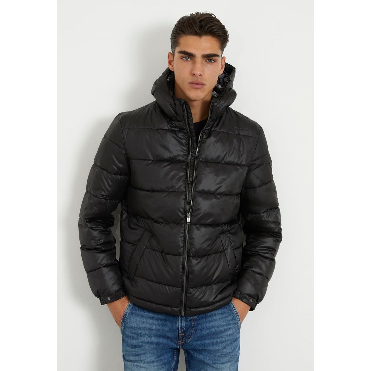 Doudoune guess on sale noir
