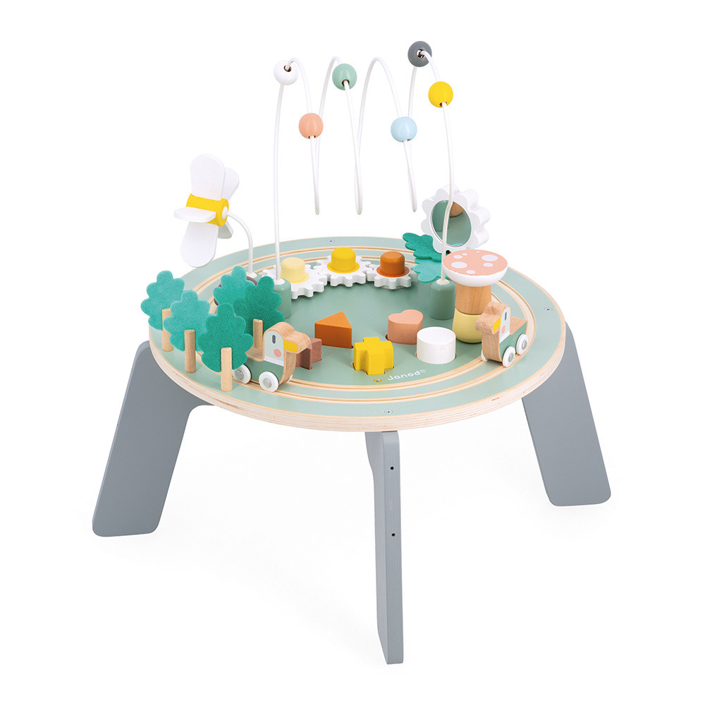 Table D'activitès En Bois, 9 Activitès, JANOD