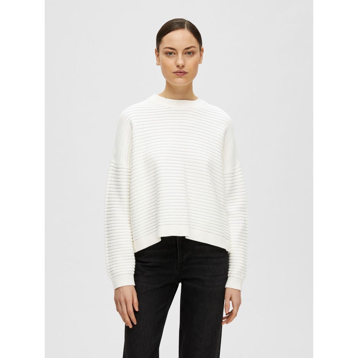 Pull maille cotelé sales