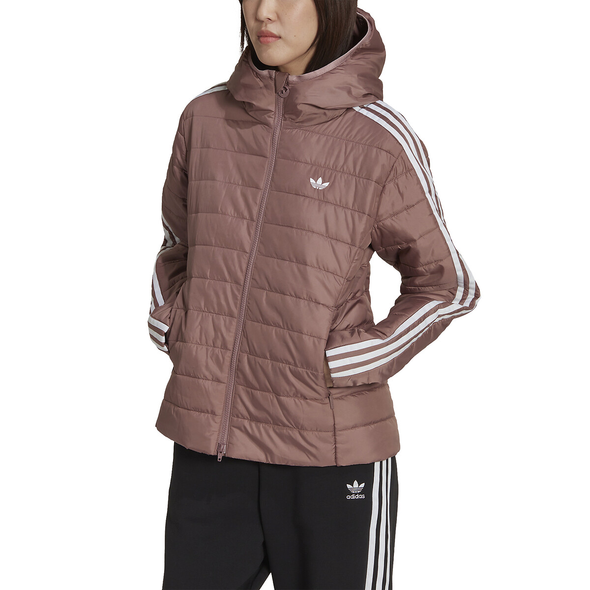 hooded premium mauve Adidas Originals | La Redoute