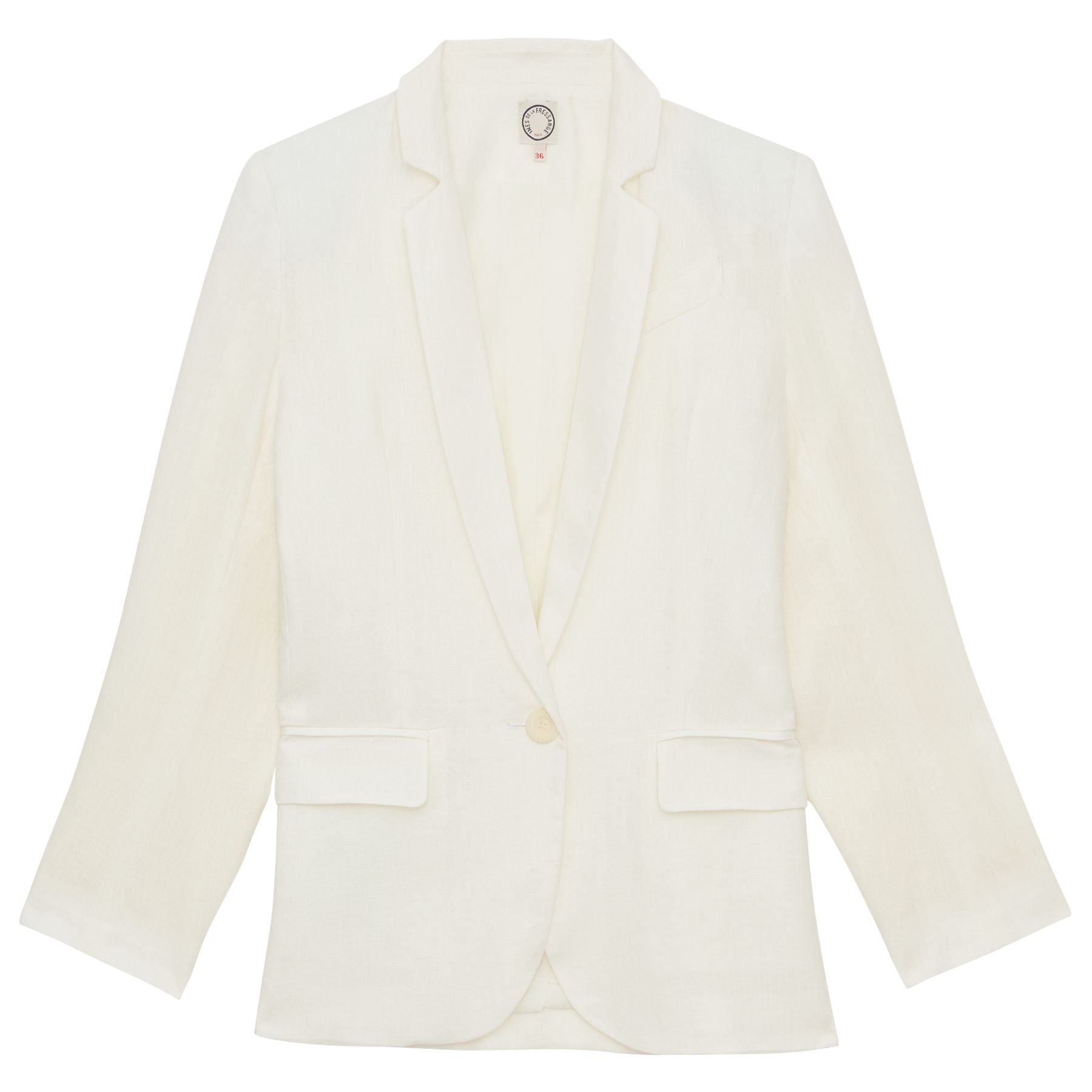 Veste Bruna en lin blanc, INES DE LA FRESSANGE PARIS