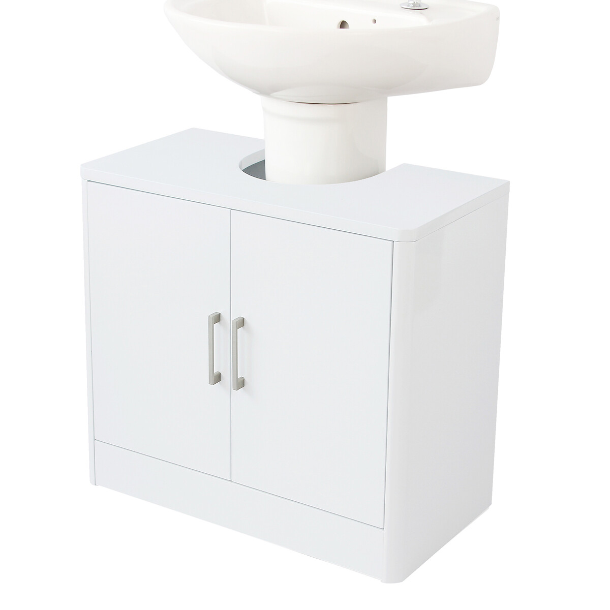 High gloss under sink cheap bathroom cabinet