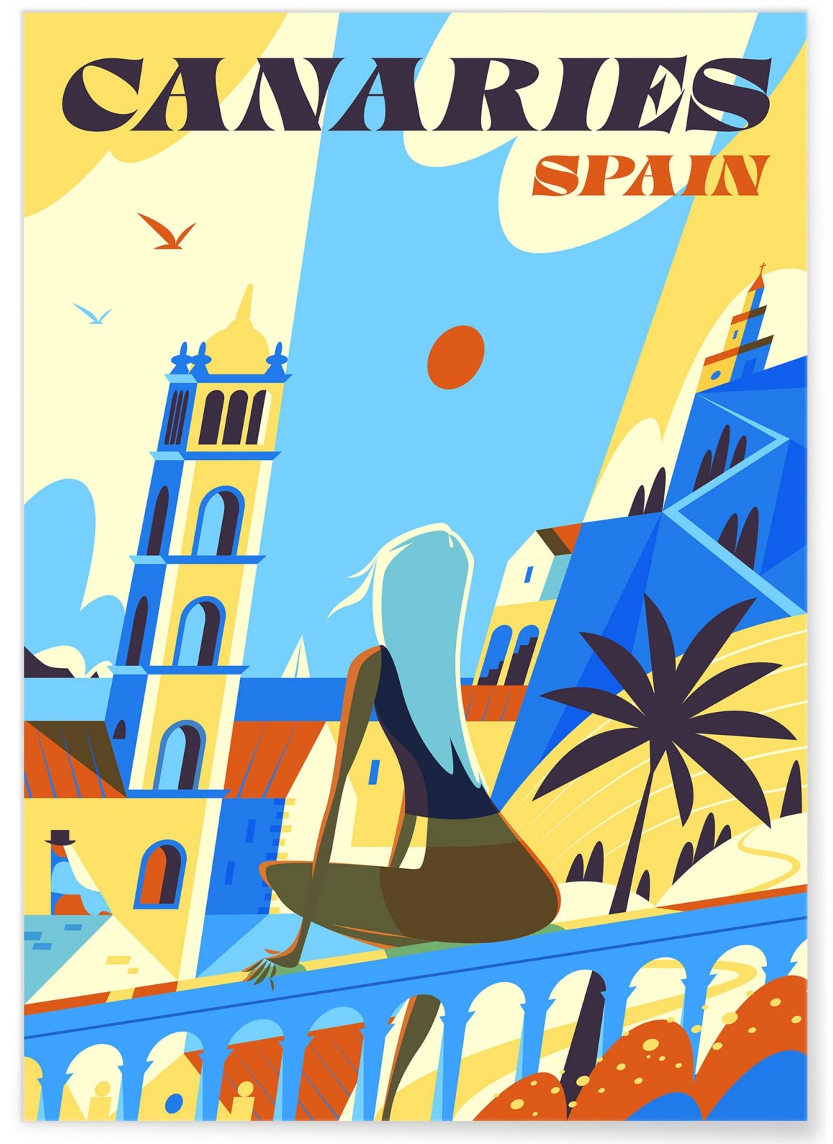 Affiche Îles Canaries, L'AFFICHERIE