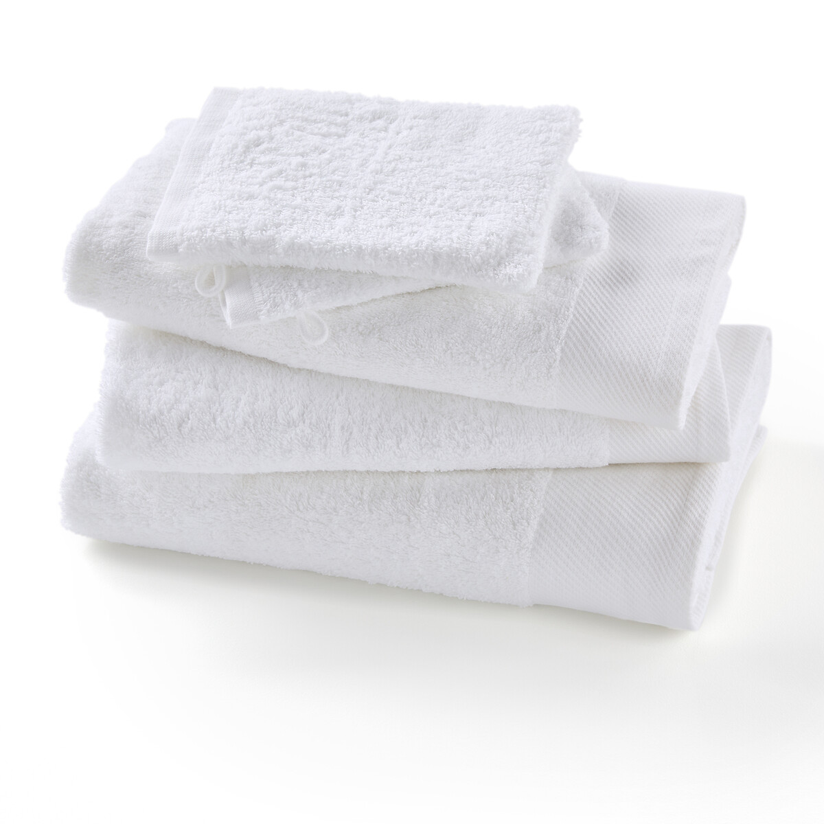 Scenario Plain Set of 5 Towels, 500g / m2