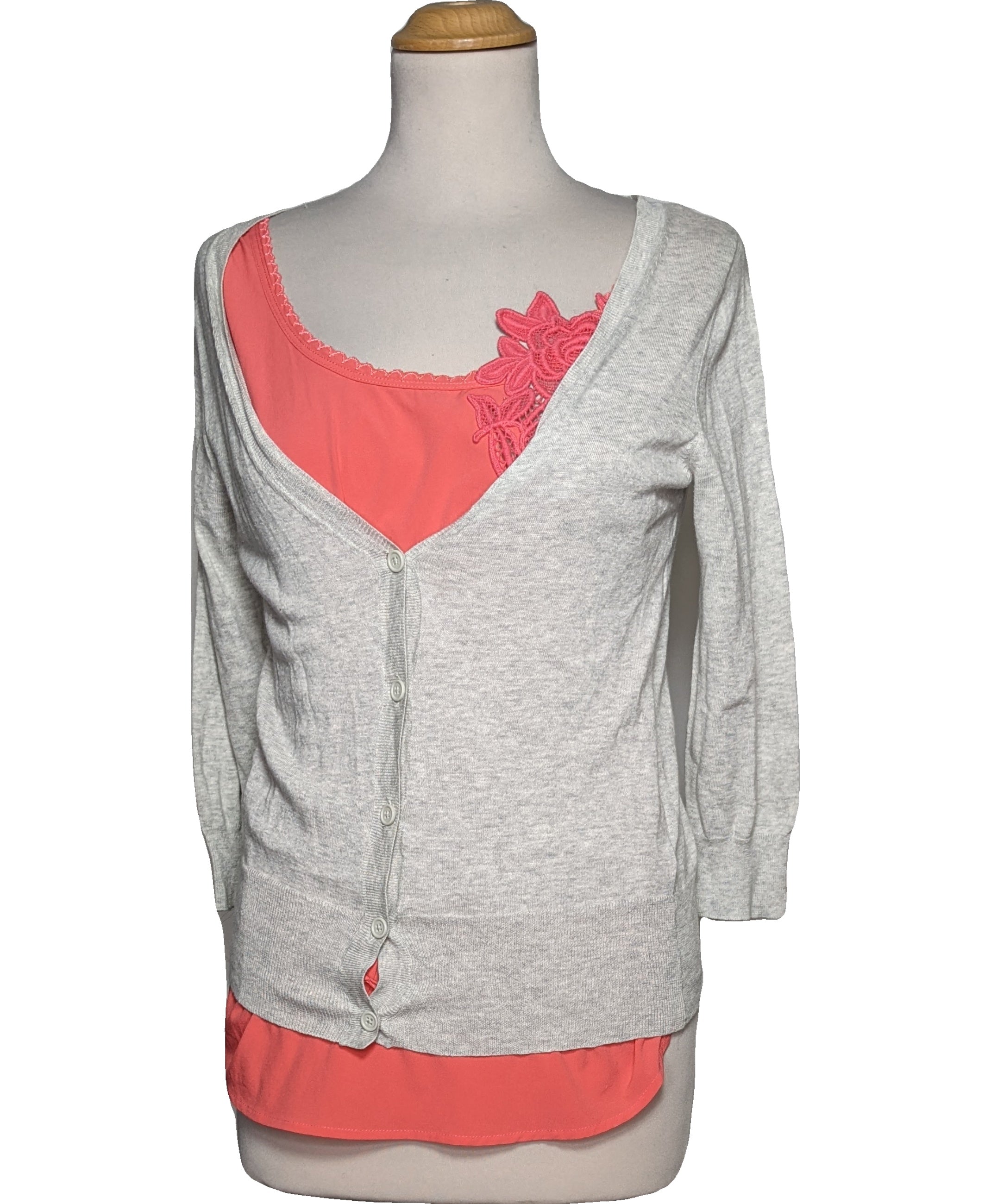 Gilet tres bon etat gris Kookai La Redoute