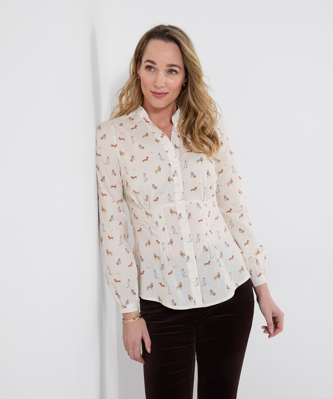 Chemise Boutonnée Imprimé Chien, JOE BROWNS