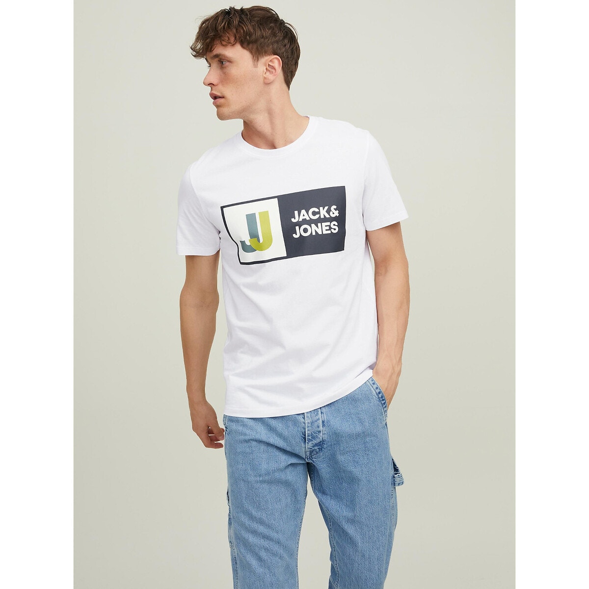 T shirt homme pas cher La Redoute Outlet en solde JACK JONES