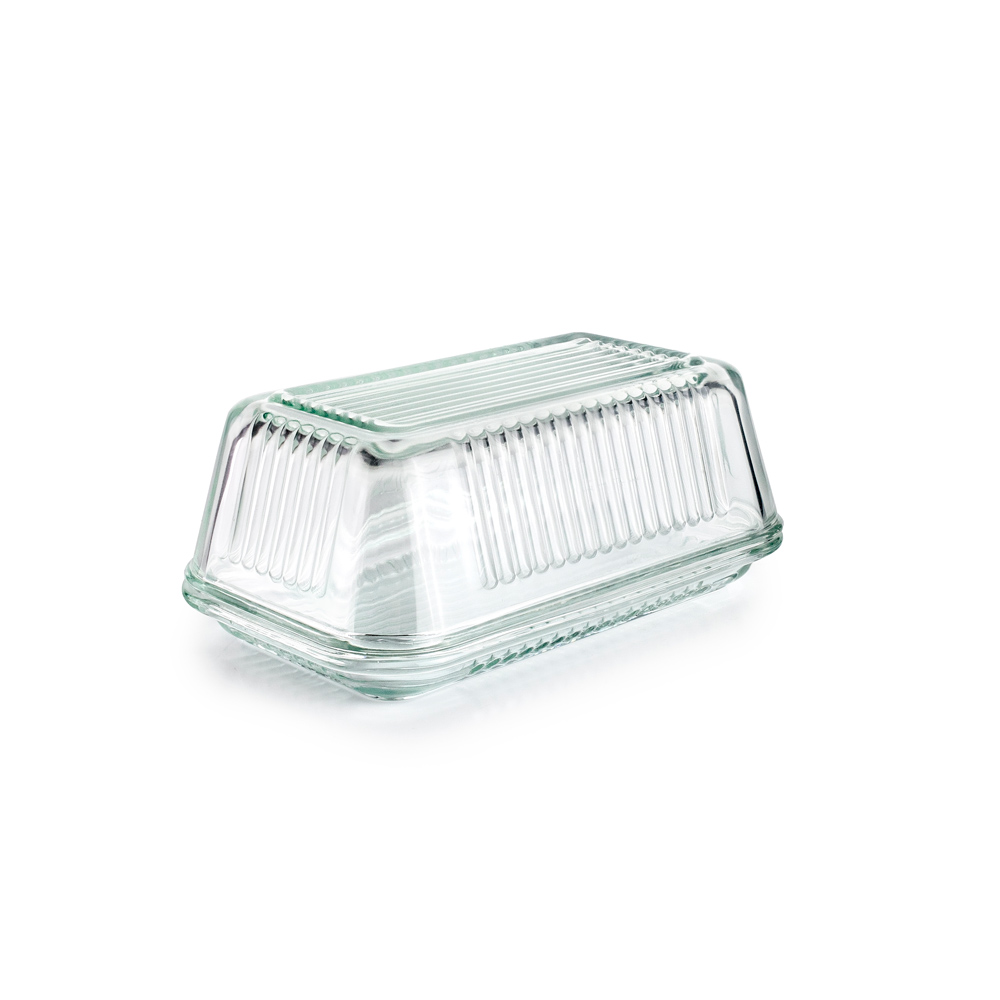 Beurrier verre vintage 17x10 cm, IBILI