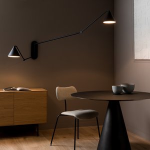 Moke XL Double-Arm Articulated Wall Lamp AM.PM image
