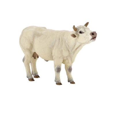 Figurine Vache charolaise meuglant PAPO