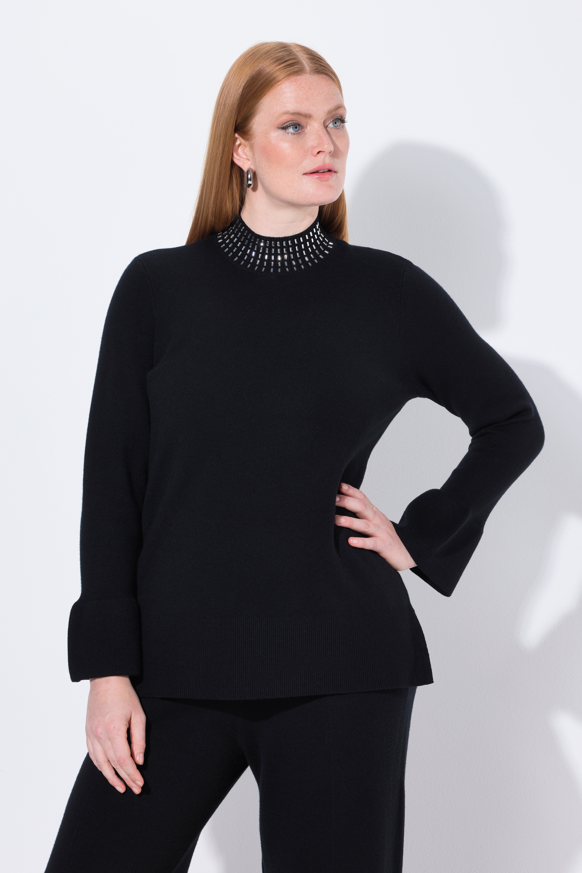 Pull à col montant et manches longues, ULLA POPKEN