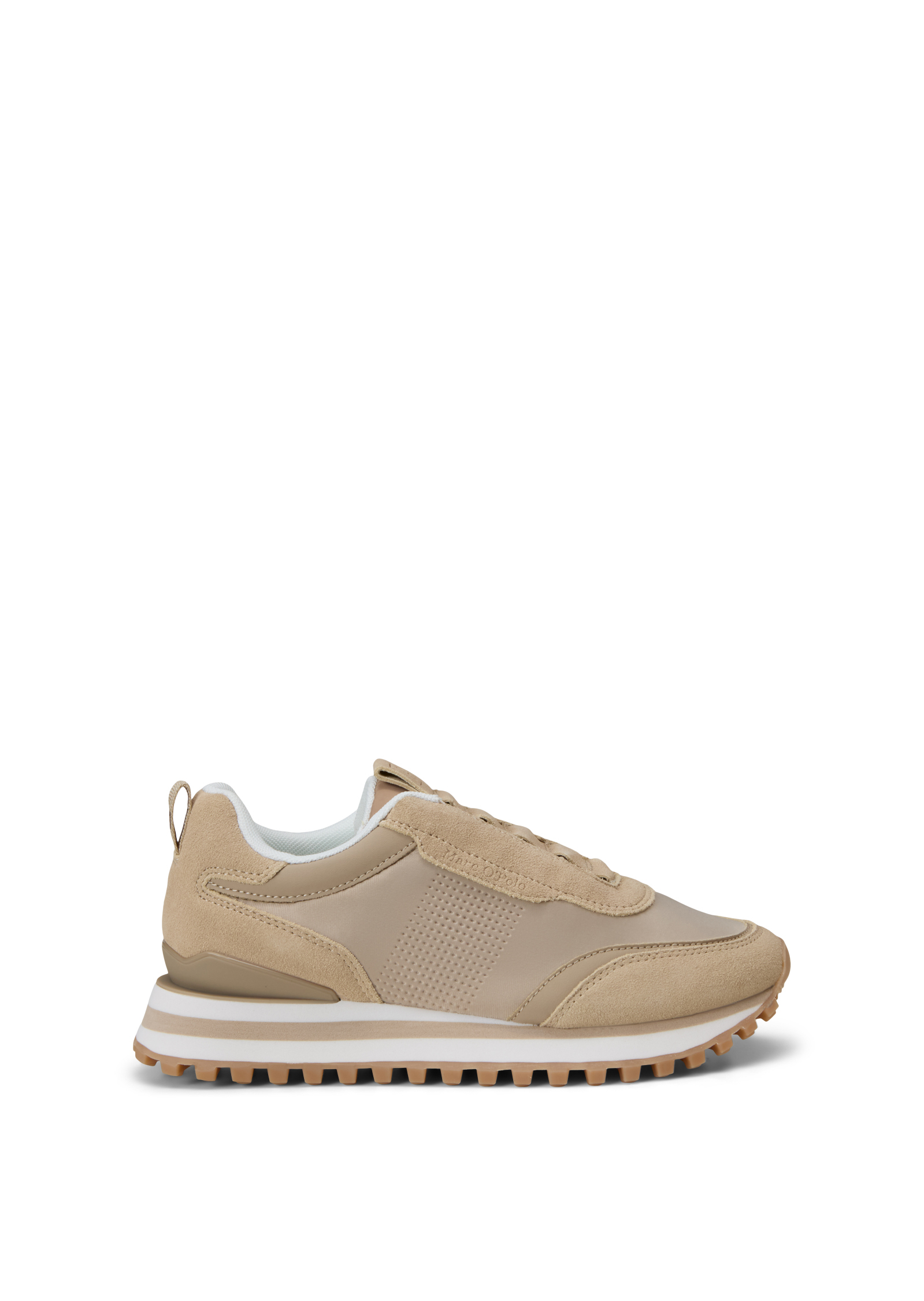 Modèle de baskets Bjorna en néoprène et cuir velours, MARC O'POLO