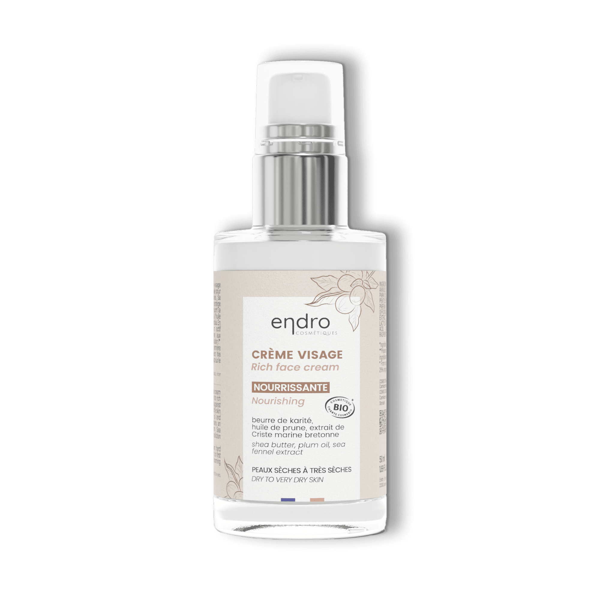 Crème visage nourrissante, ENDRO