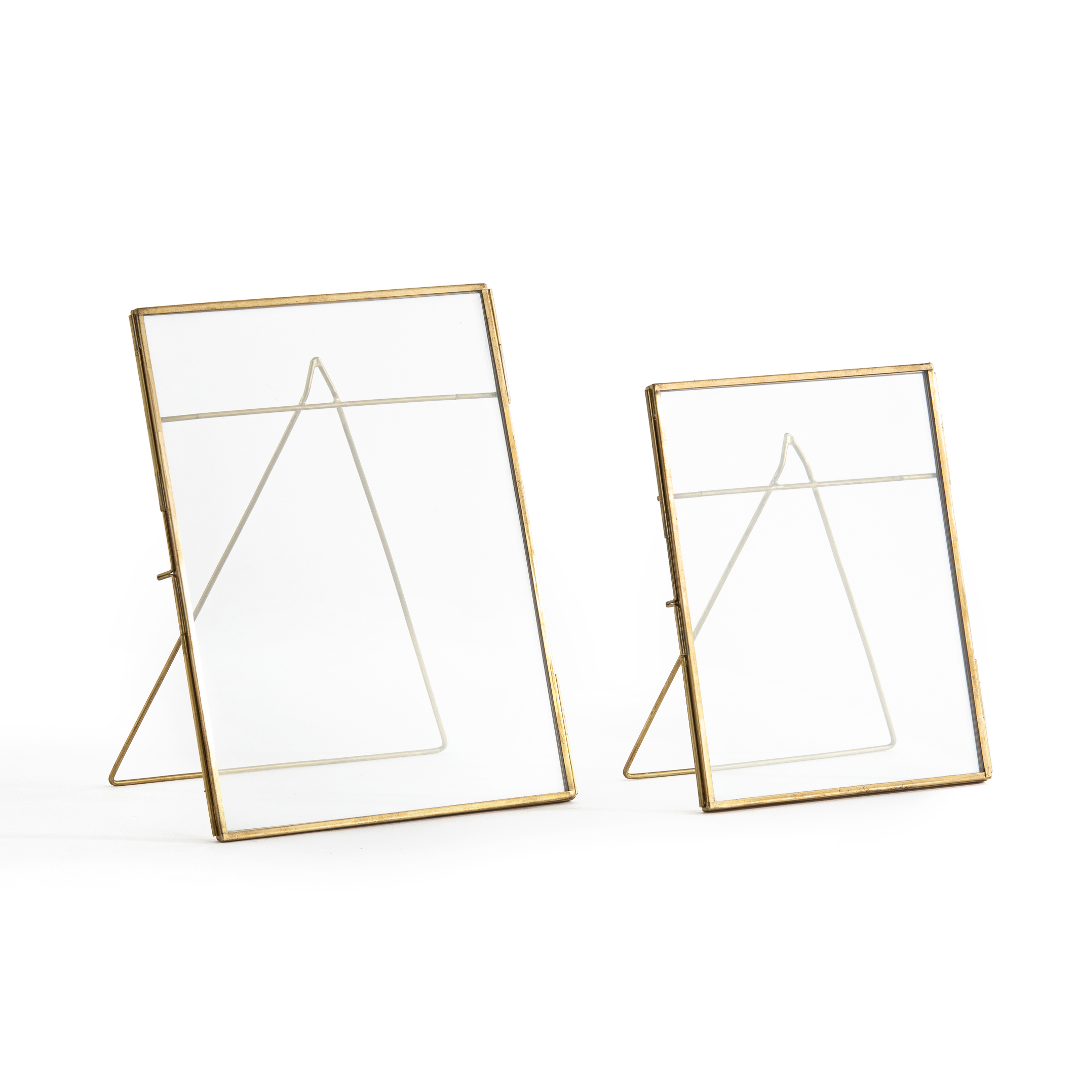 Set of 2 uyova brass or black metal frames brass La Redoute Interieurs | La  Redoute