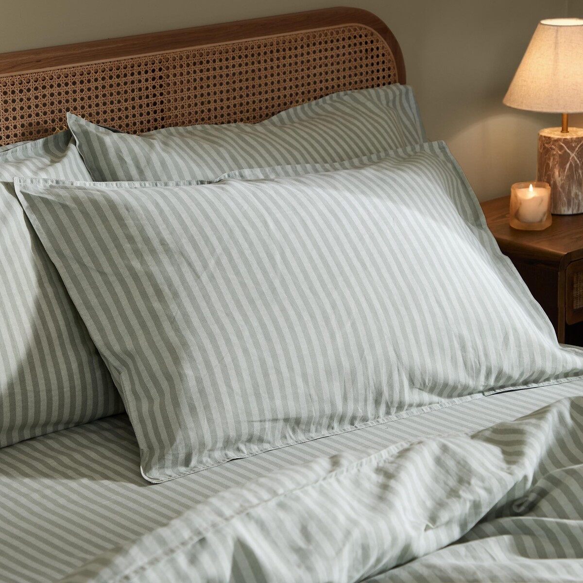 Marlow Stripe 100% Cotton Pillowcase Pair, YARD