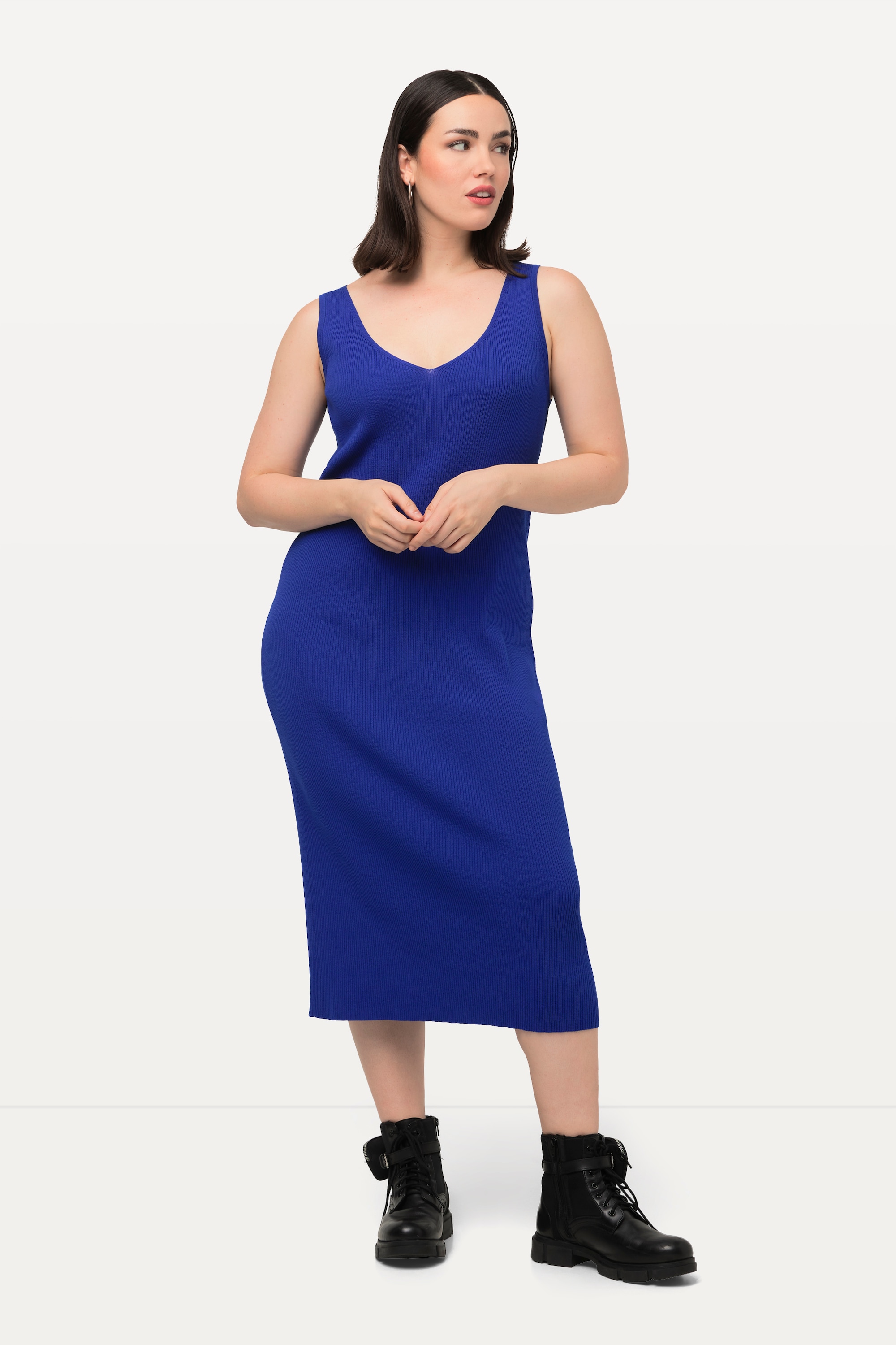 Robe en maille côtelée, ULLA POPKEN
