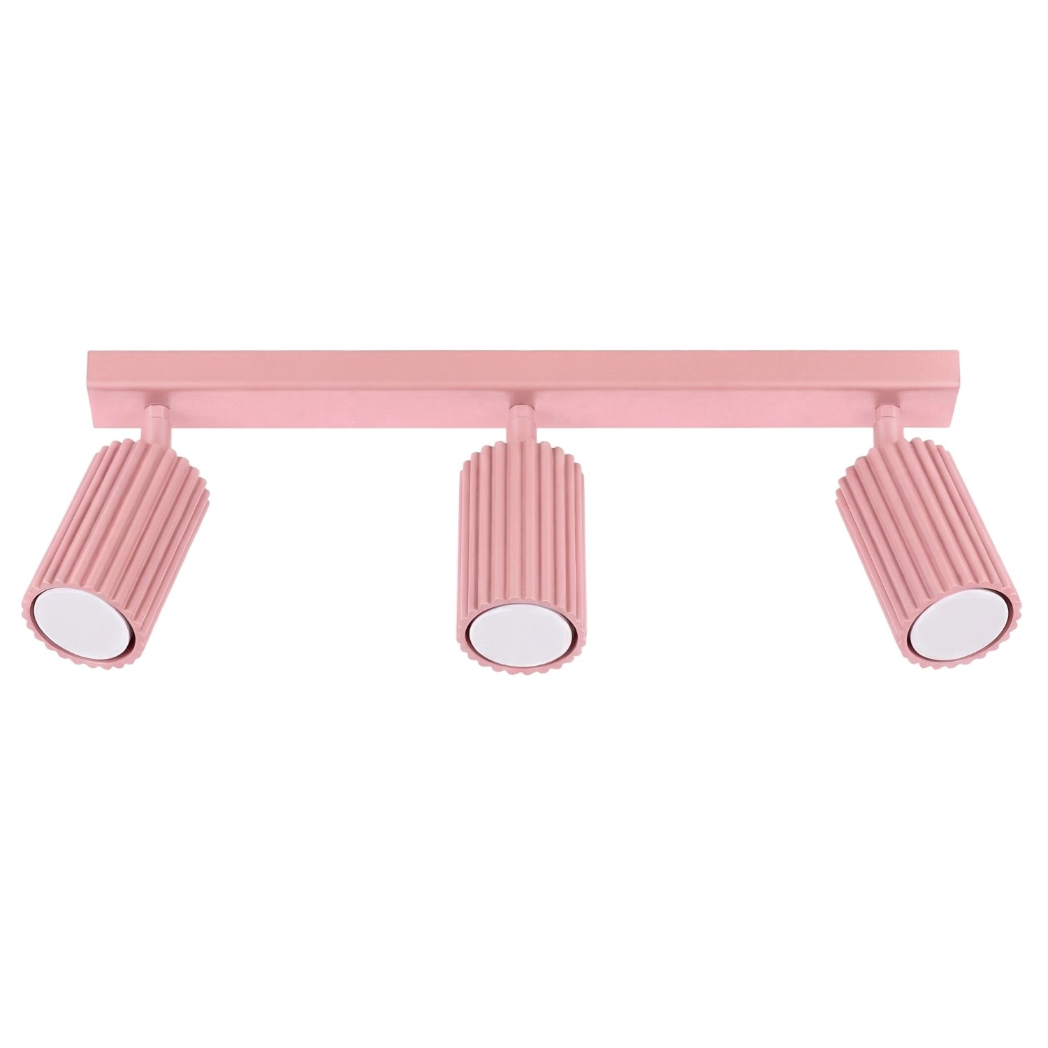 Plafonnier Aluminium Rose GU10 3 Karbon, EDEN