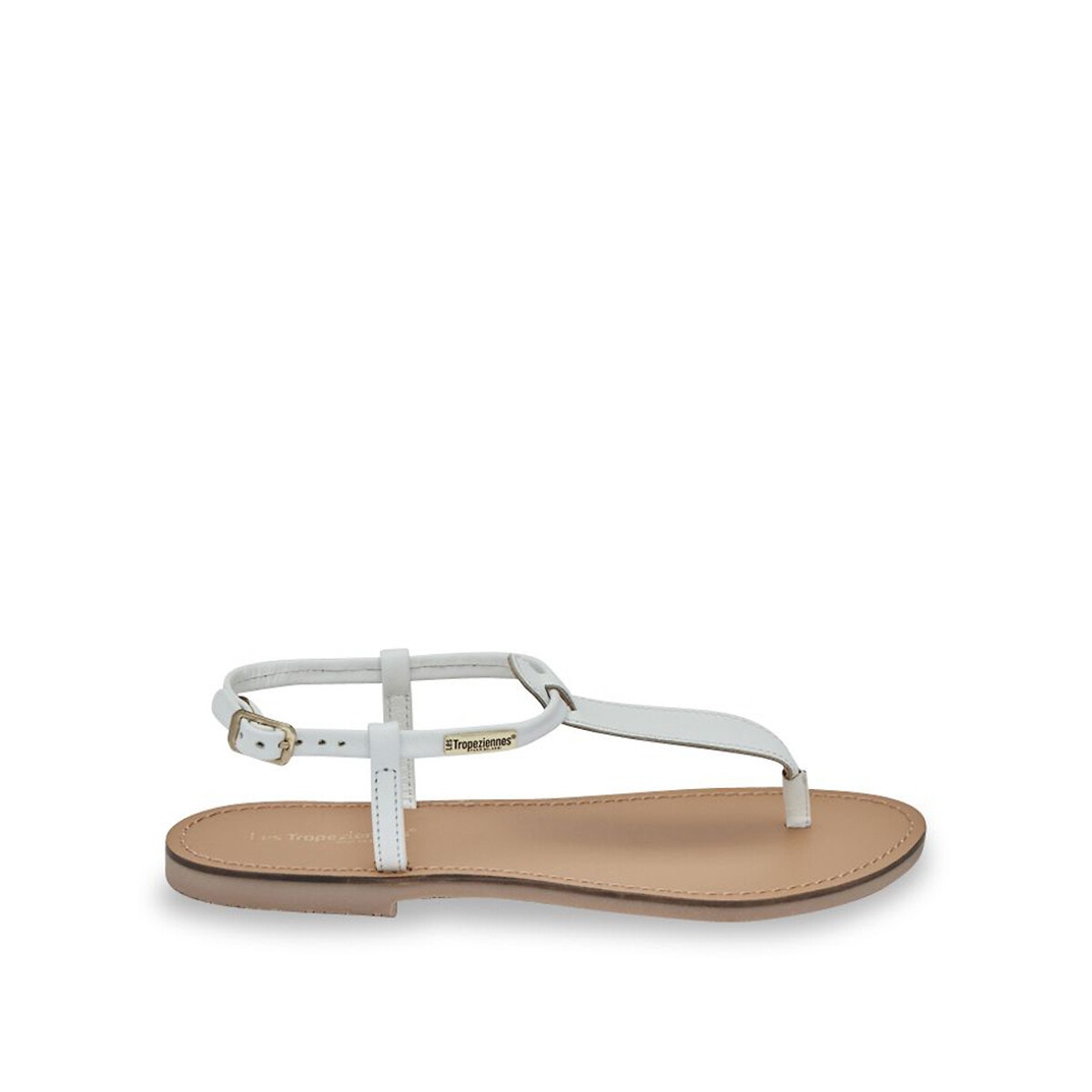 Nu pieds plat femme blanc La Redoute