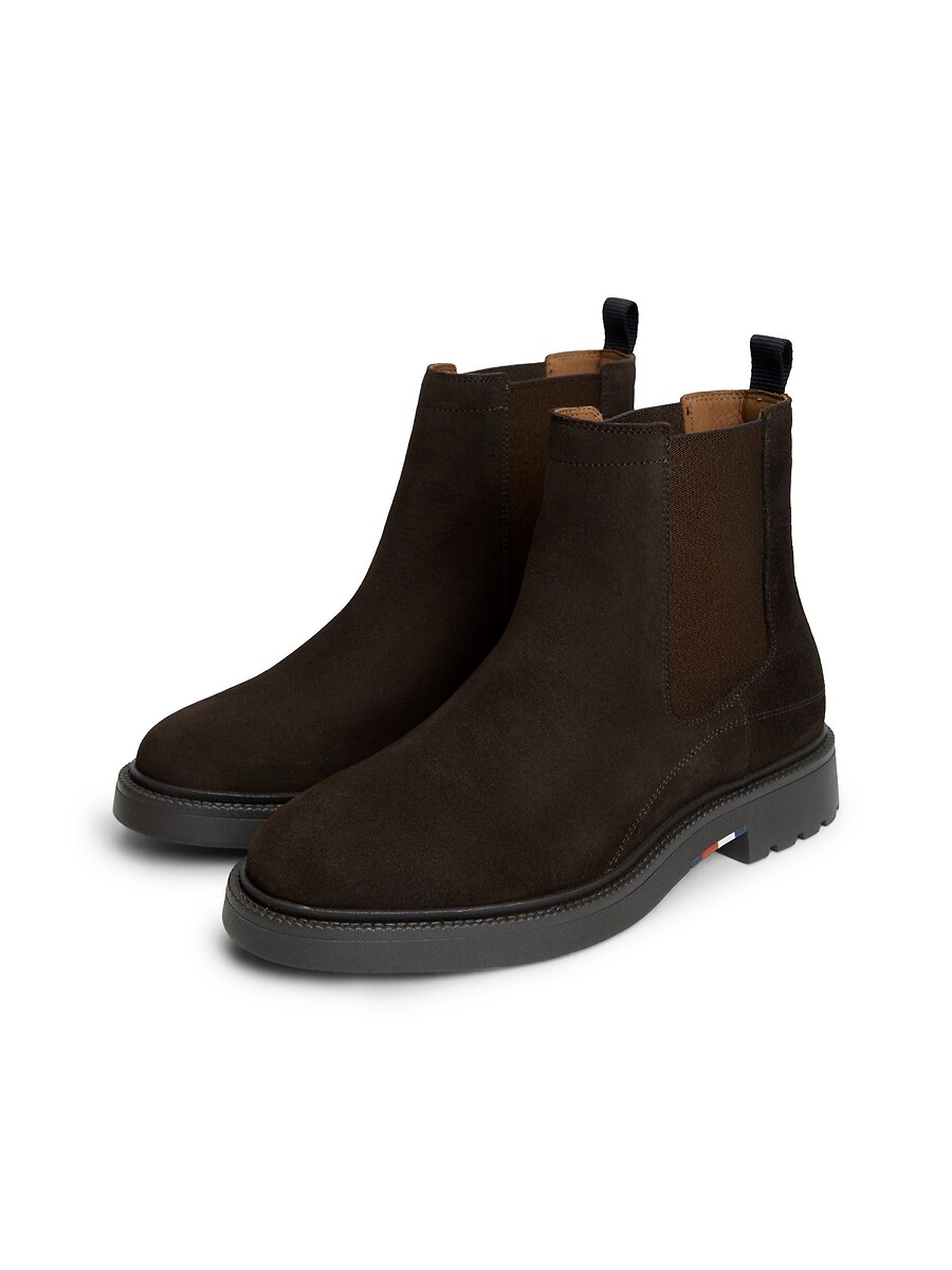 Tommy Hilfiger botas Chelsea de ante Soho en marrón oscuro — foto 3