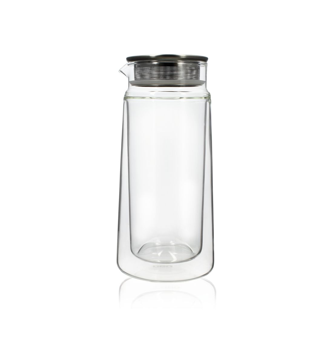 Carafe infuseur double paroi en verre 650ml, VIKTOR, OGO LIVING