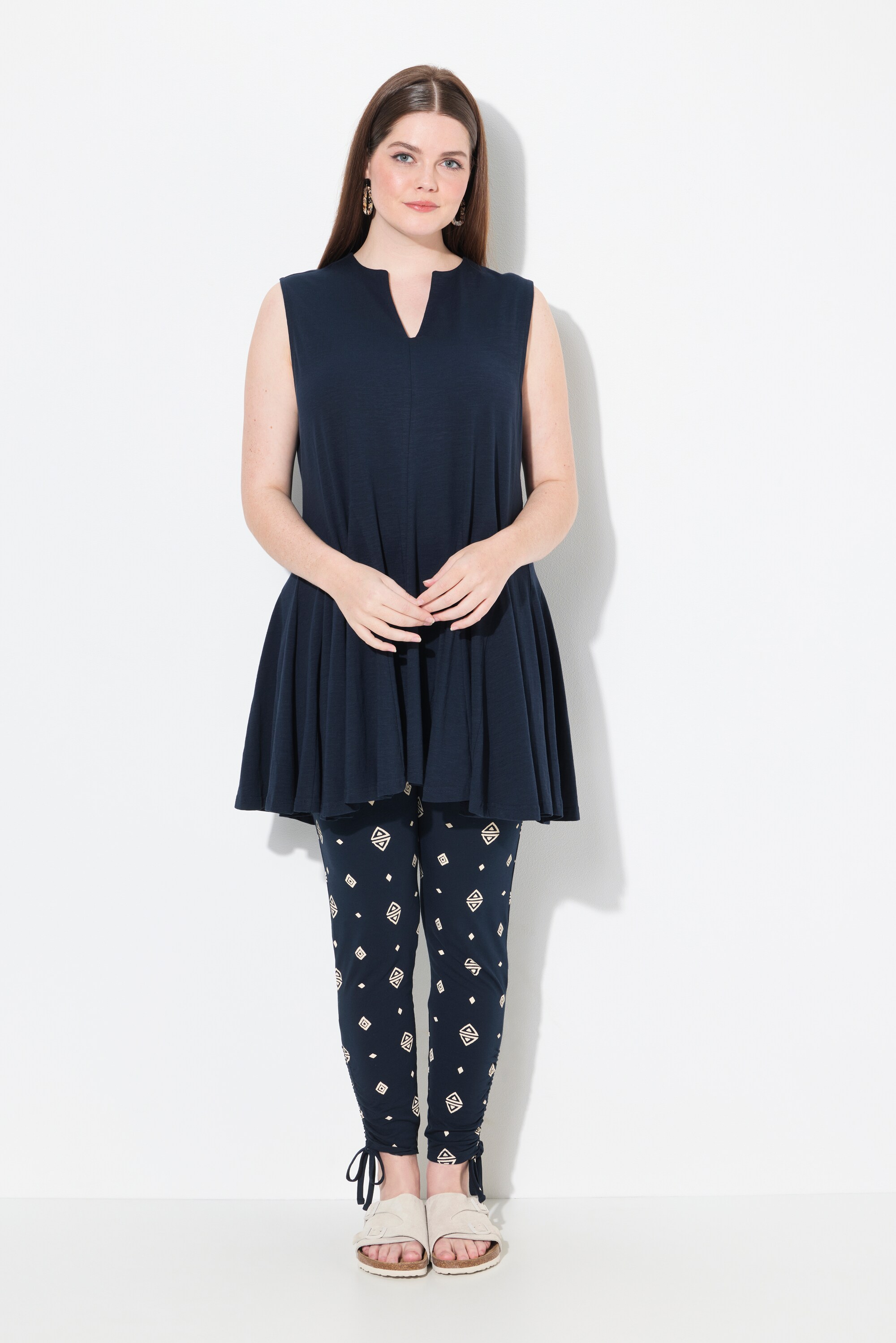 Top, coupe A-ligne, encolure tunique, ULLA POPKEN