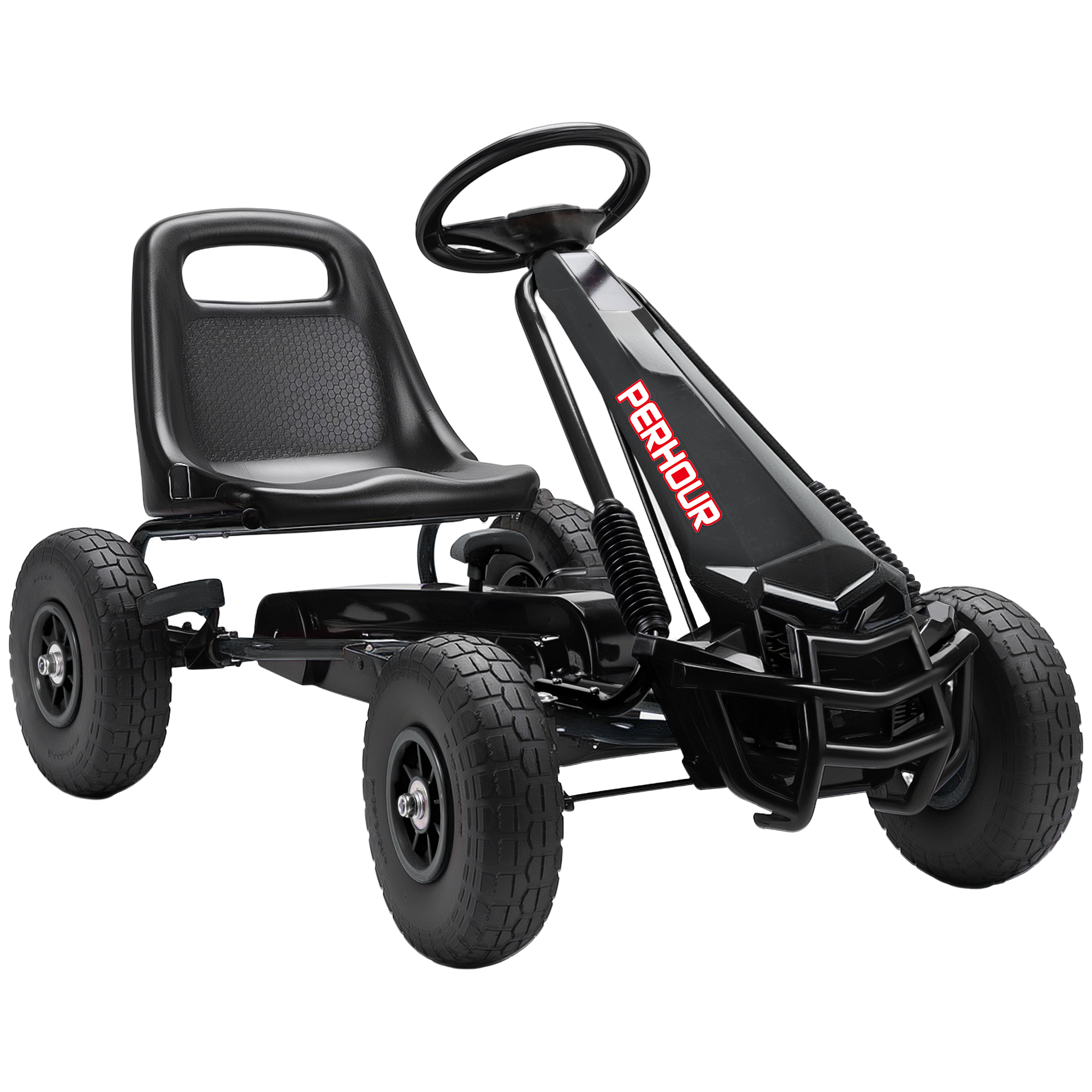 Kart à pédales PP Noir, AIYAPLAY