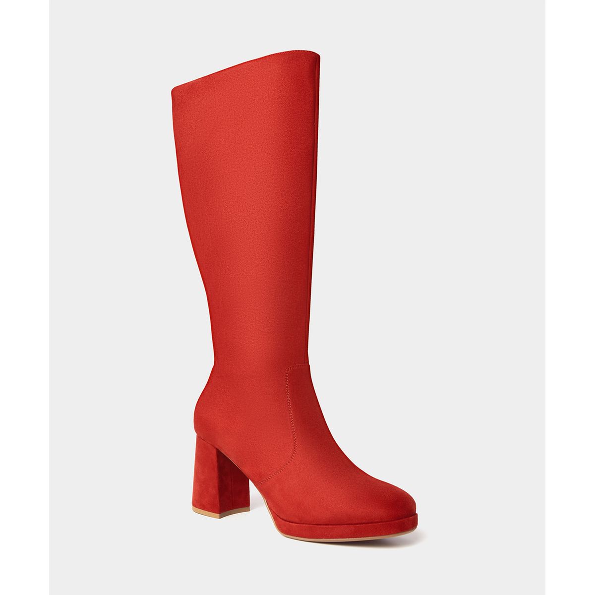 Bottine python talon best sale orange