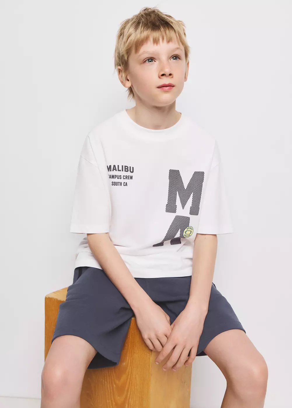 Bermuda jogging cordon, MANGO KIDS