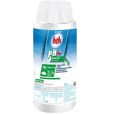 pH Moins - Micro-billes pH Moins 3kg HTH