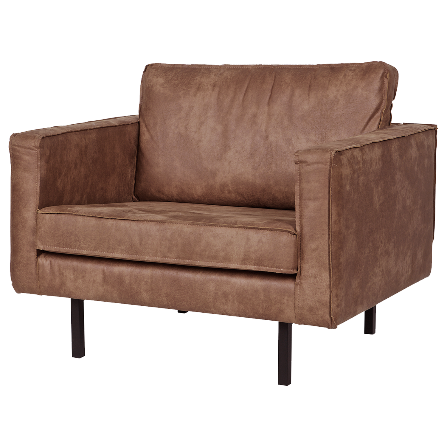 Fauteuil en similicuir RODEO, WOOOD