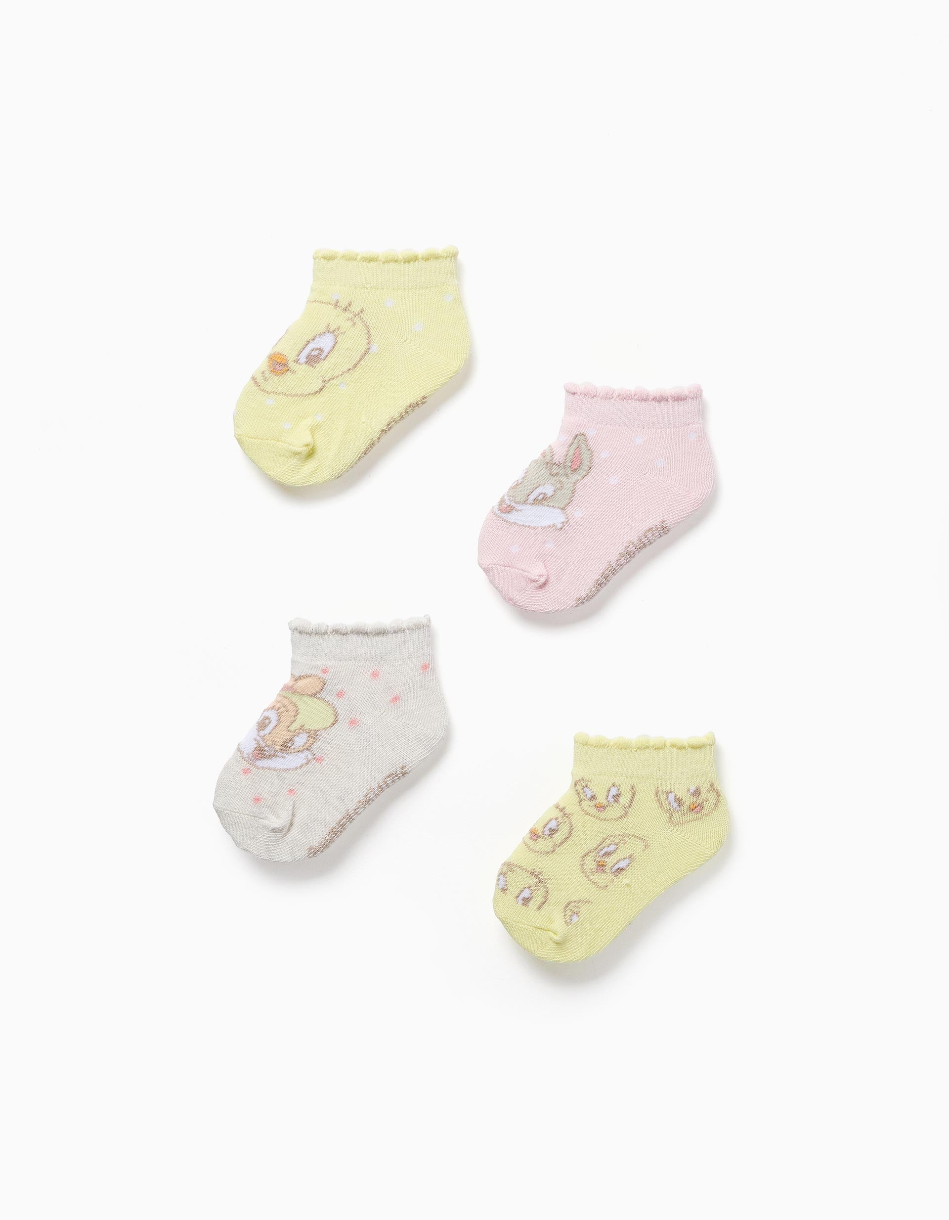 Lot de 4 paires de socquettes Looney Tunes, ZIPPY