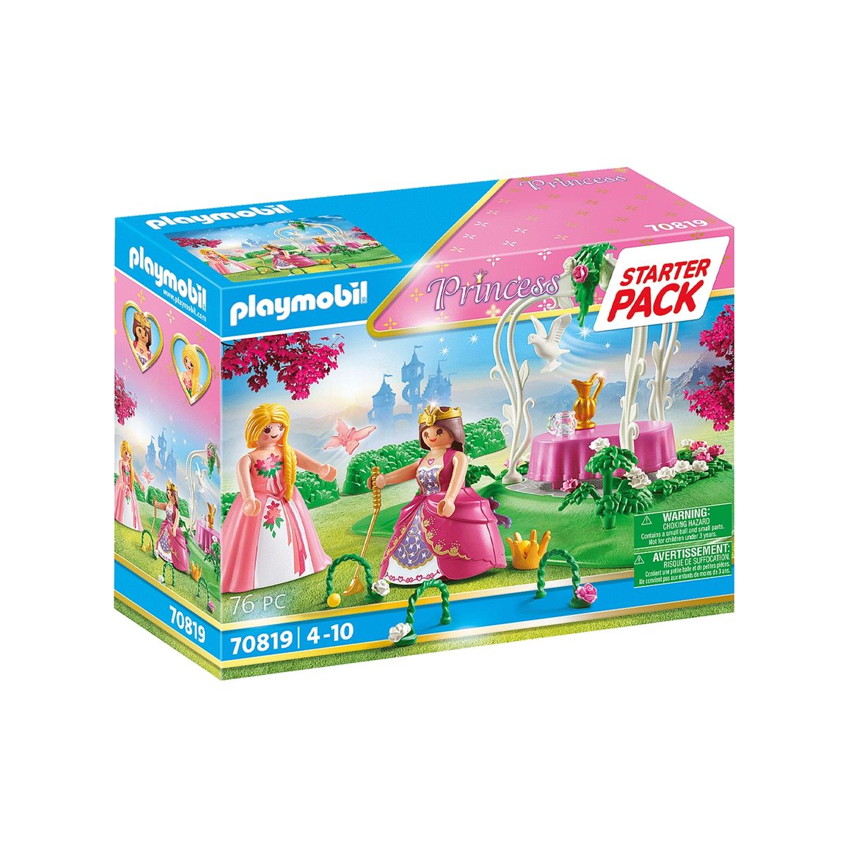 Princess starter pack princesses et jardin fleuri Playmobil