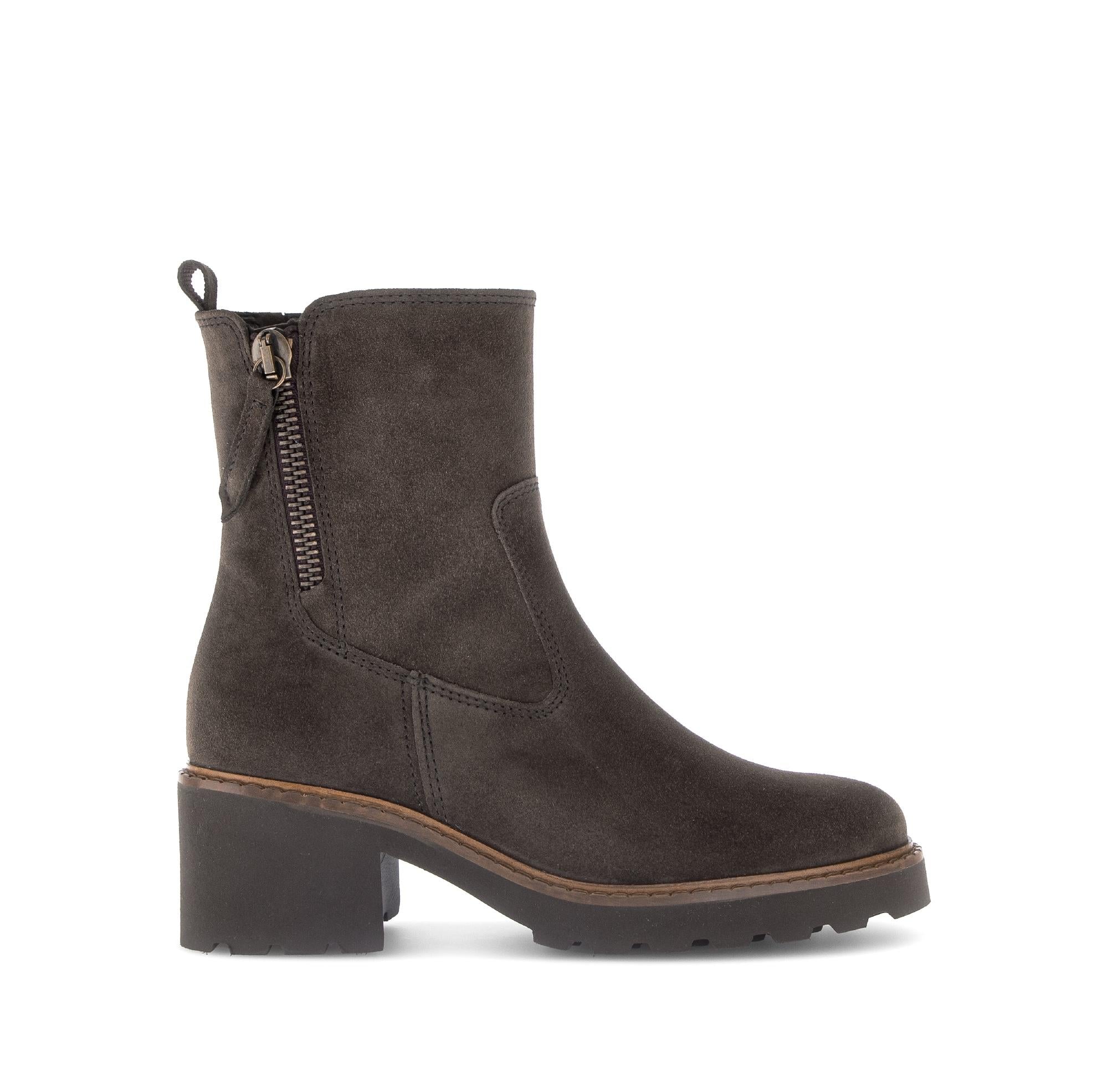 Bottines en cuir à talon décroché, GABOR