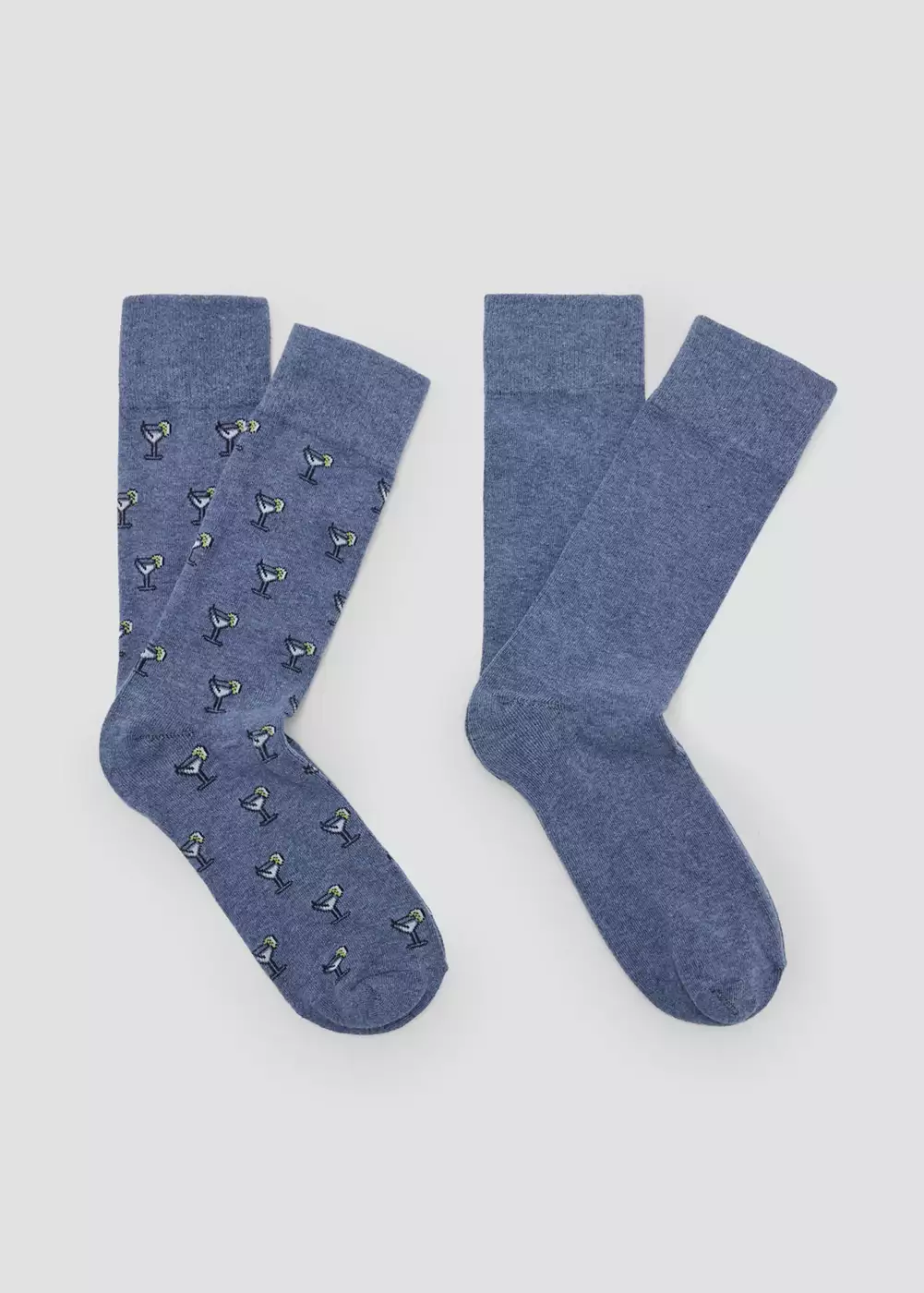 Lot de 2 paires de chaussettes assorties, MANGO TEEN