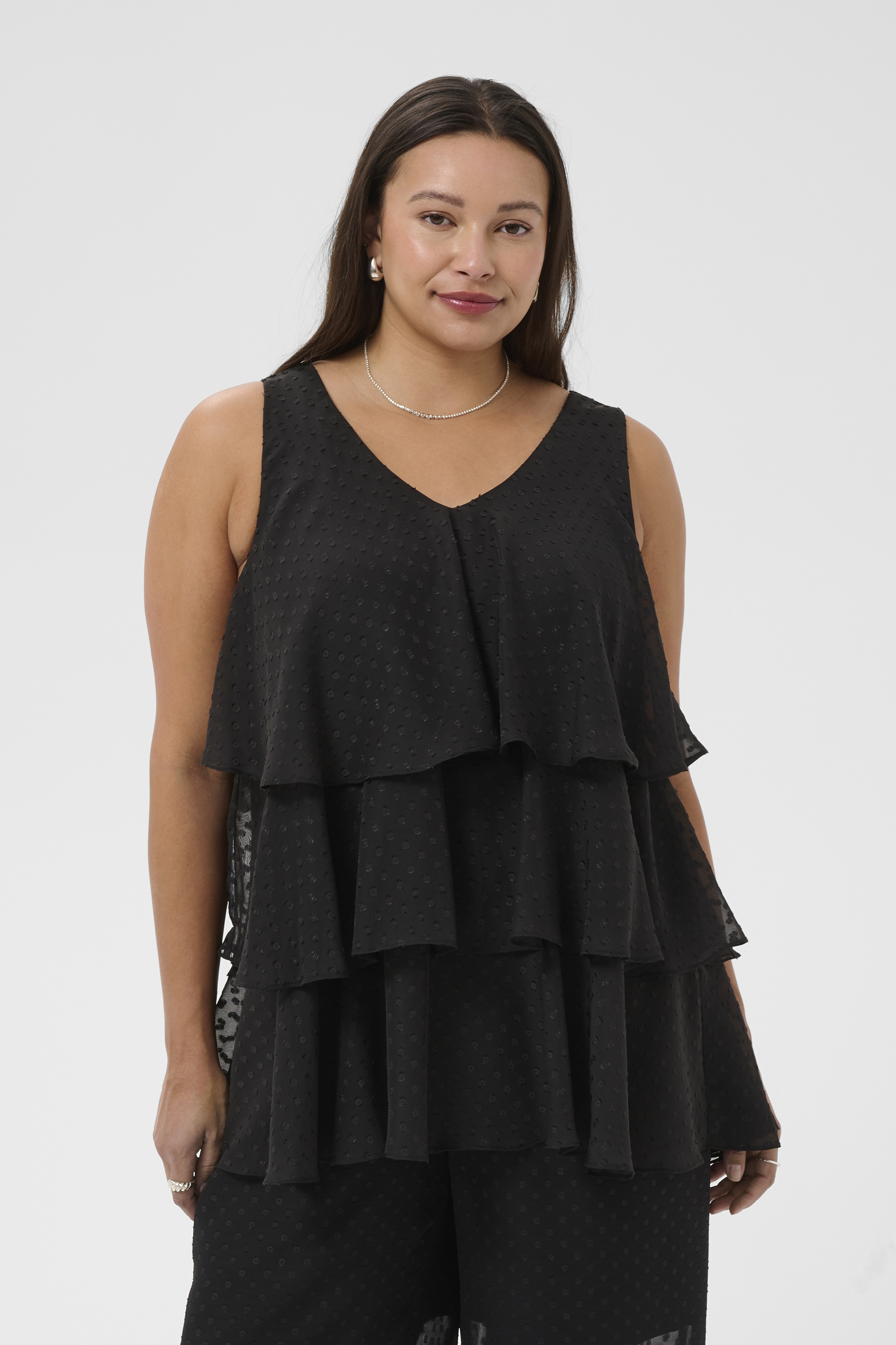 Blouse sans manches, KAFFE CURVE