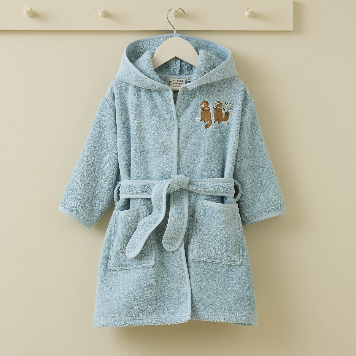 Peignoir de bain enfant DANS LA FORET, SYLVIE THIRIEZ