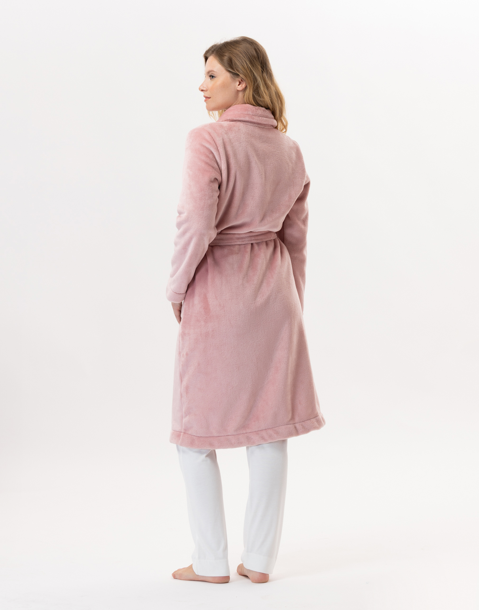 Playshoes Unisex Morgenmantel Robe De Chambre, Rose, 122-128 EU
