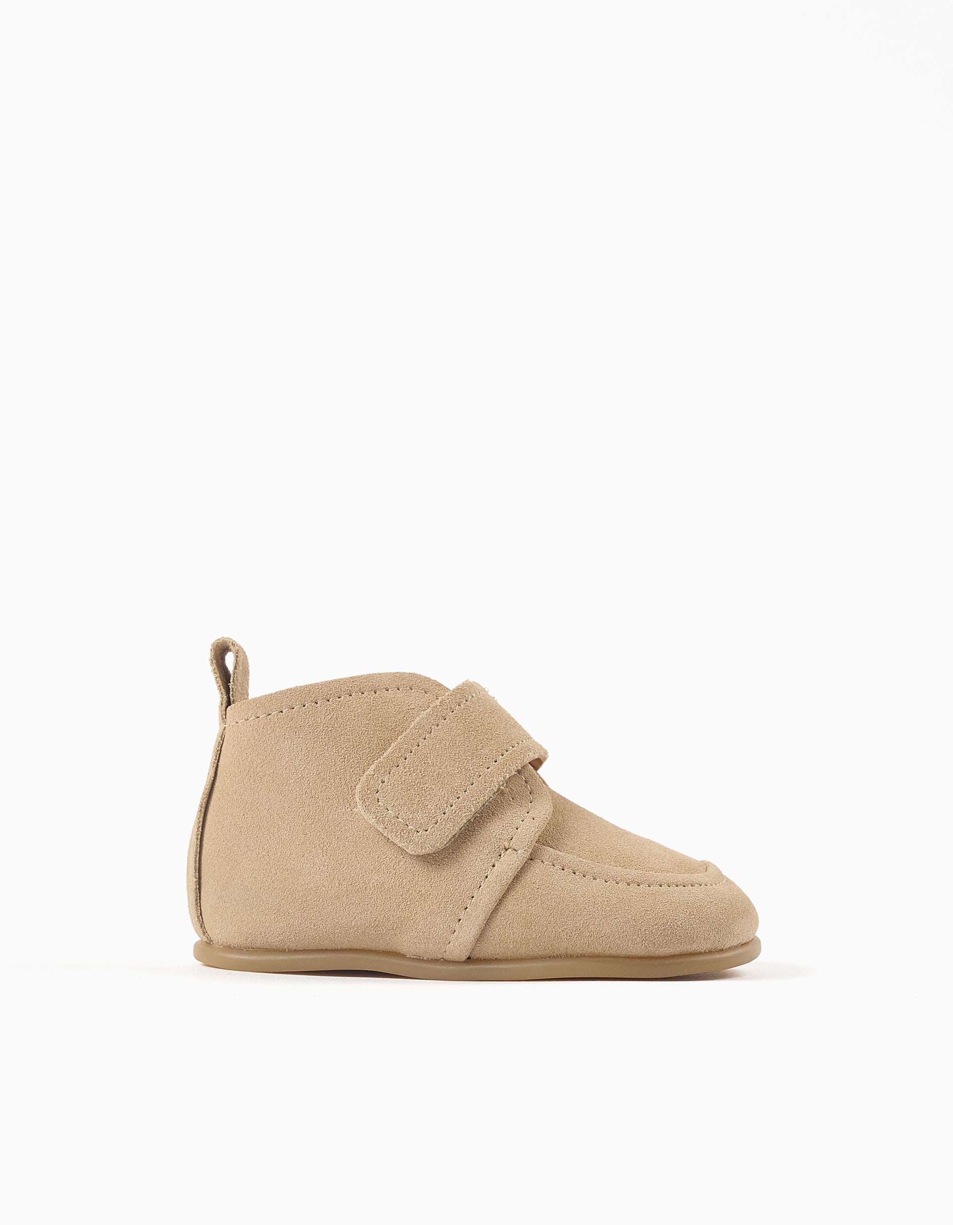 Bottines Barefoot en daim et à scratch, ZIPPY