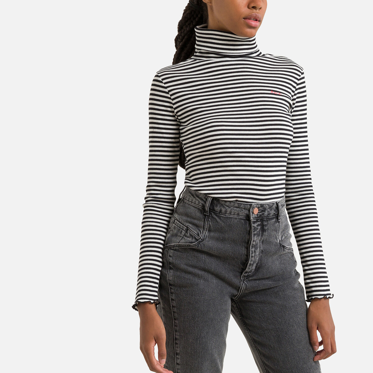 Long sleeve turtleneck top | La Redoute