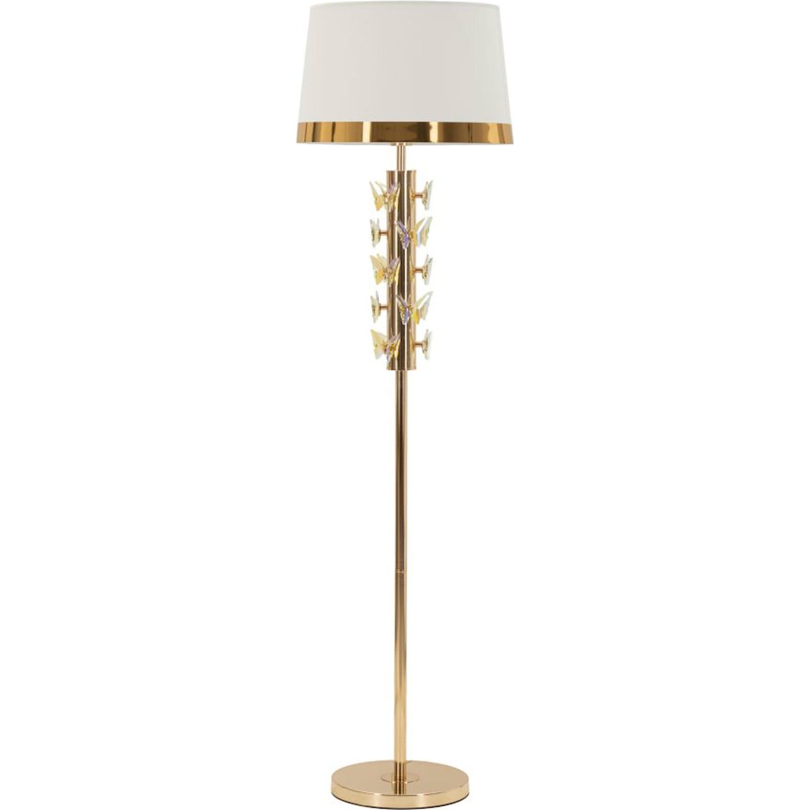 Lampadaire papillons en fer abat-jour GLAM, RECOLLECTION