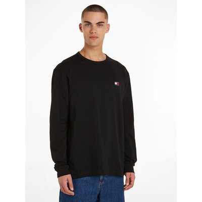 Cotton Badge Logo T-Shirt with Long Sleeves TOMMY JEANS