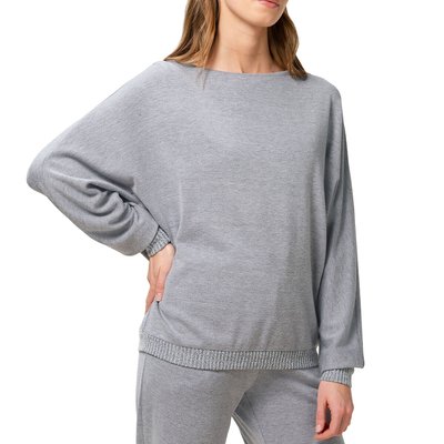 Homewear-Sweatshirt Thermal aus Recycling-Material TRIUMPH