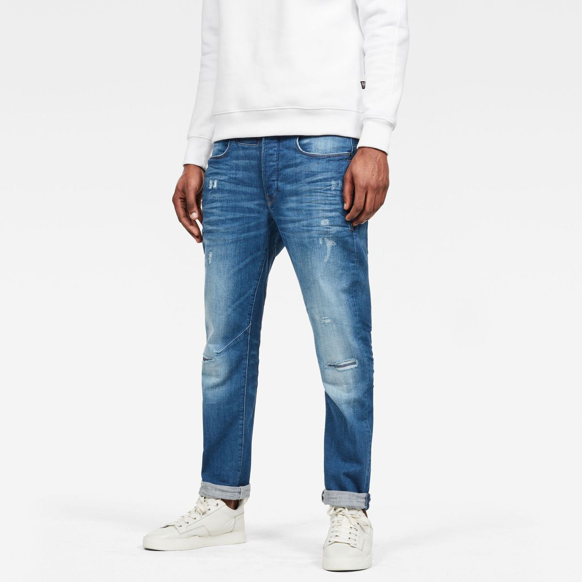 max radar straight tapered jeans