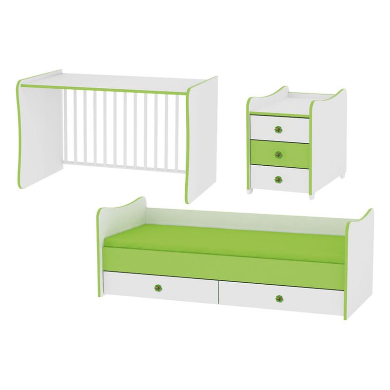 Lit Bebe Evolutif Combine 3en1 Maxi Plus Bleu Bleu Lorelli La Redoute