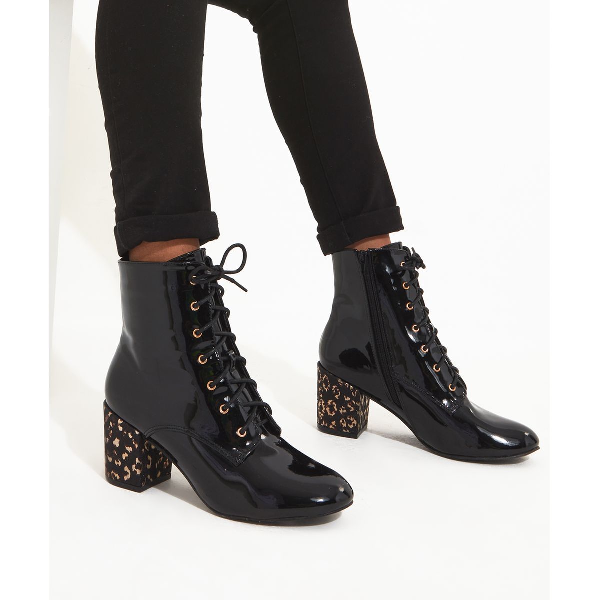 Bottines noires la redoute hot sale