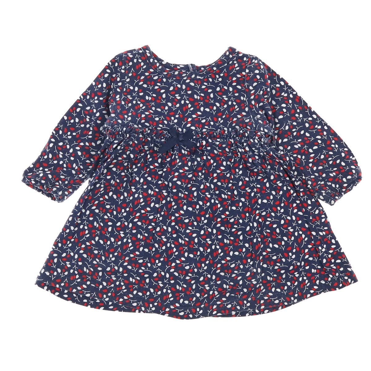 Robe Bleue Absorba Vintage Pour Fille - Taille 4 Ans, Longueur 34 Cm, été