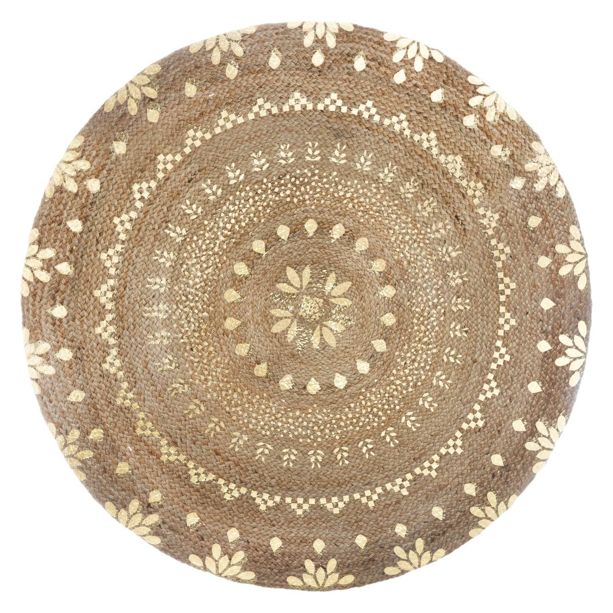 Tapis rond en jute SHINE, ATMOSPHERA
