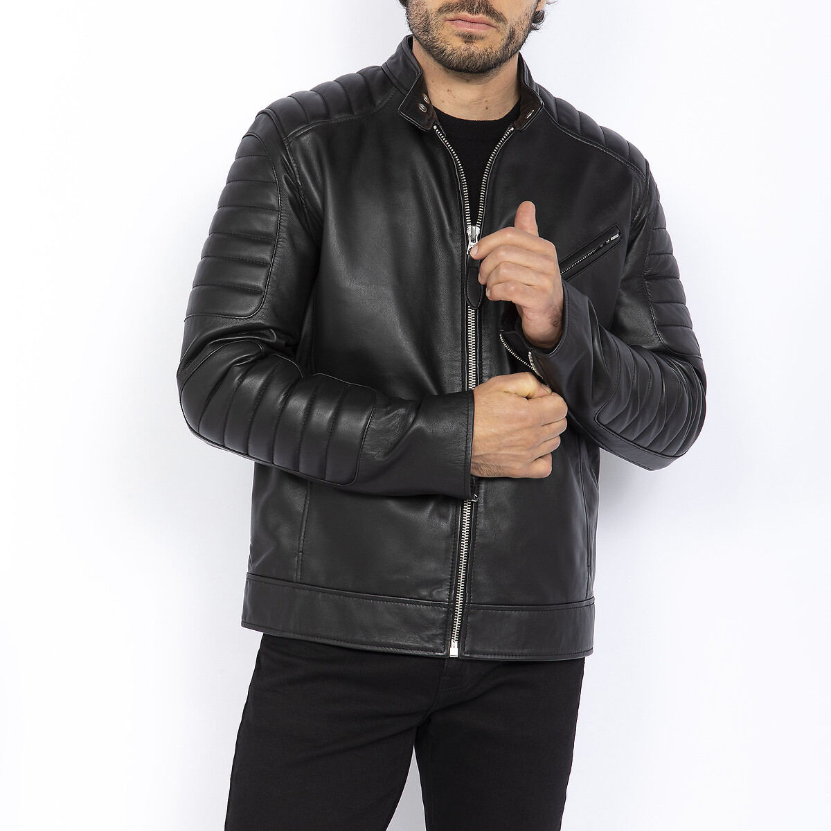 Image of LC Rider Quilt Leather Jacket