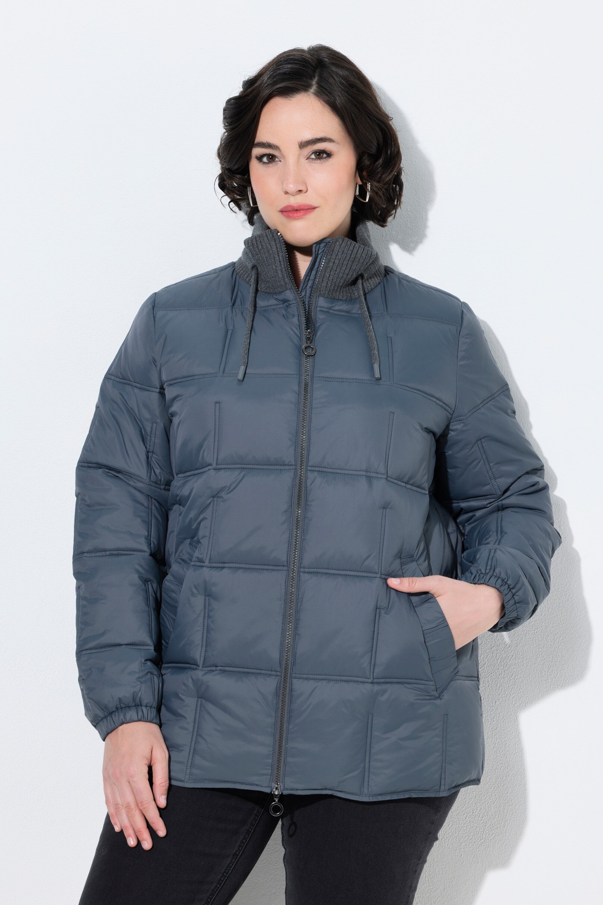 Veste matelassée HYPRAR, col montant côtelé, ULLA POPKEN