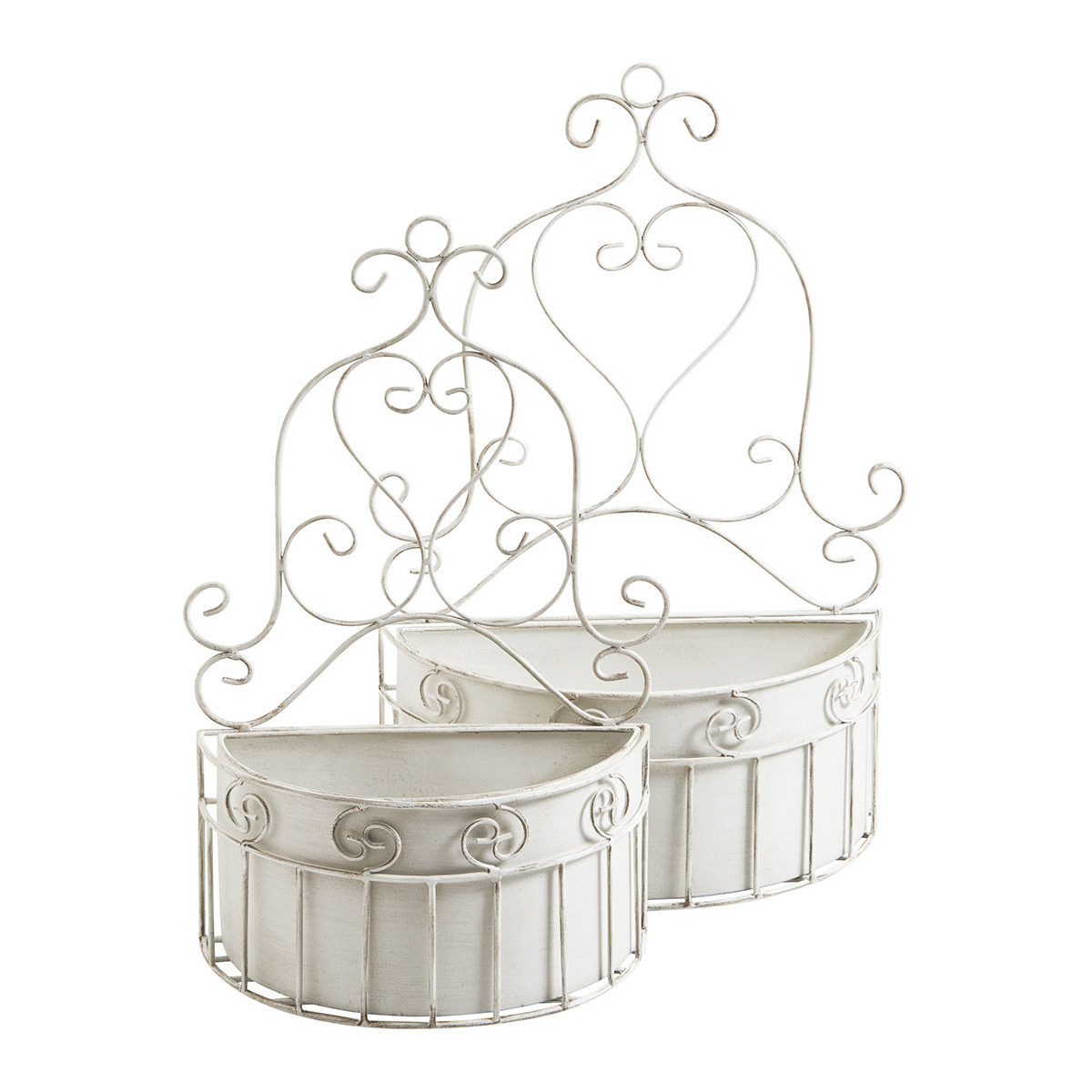 Set de 2 supports muraux pour plantes, MATHILDE M